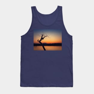 dry tree over sunset Tank Top